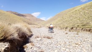 La pista che collega la valle del Dadès a quella del Todra